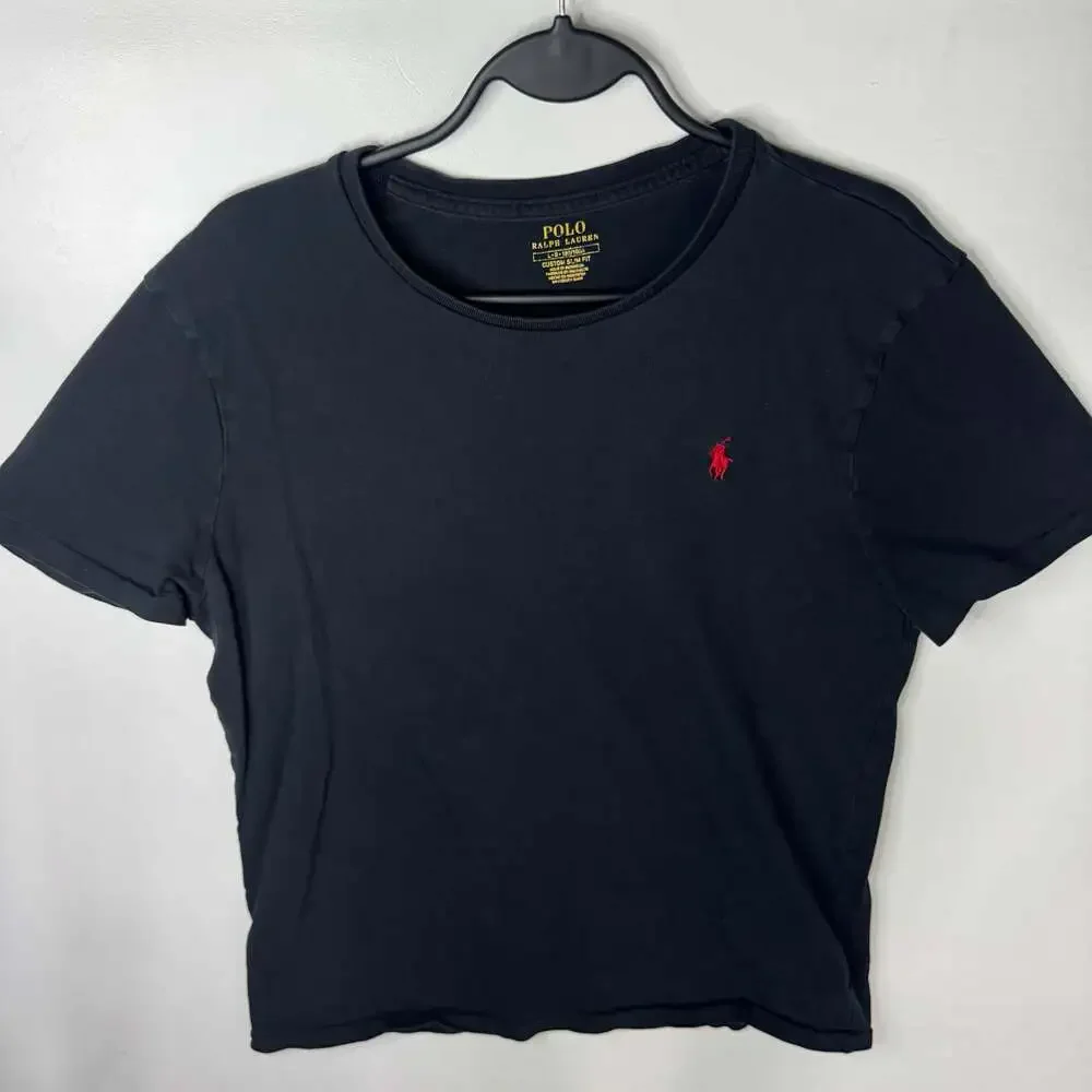 Polo Ralph Lauren Custom Slim Fit Short Sleeve Large T-Shirt, Black